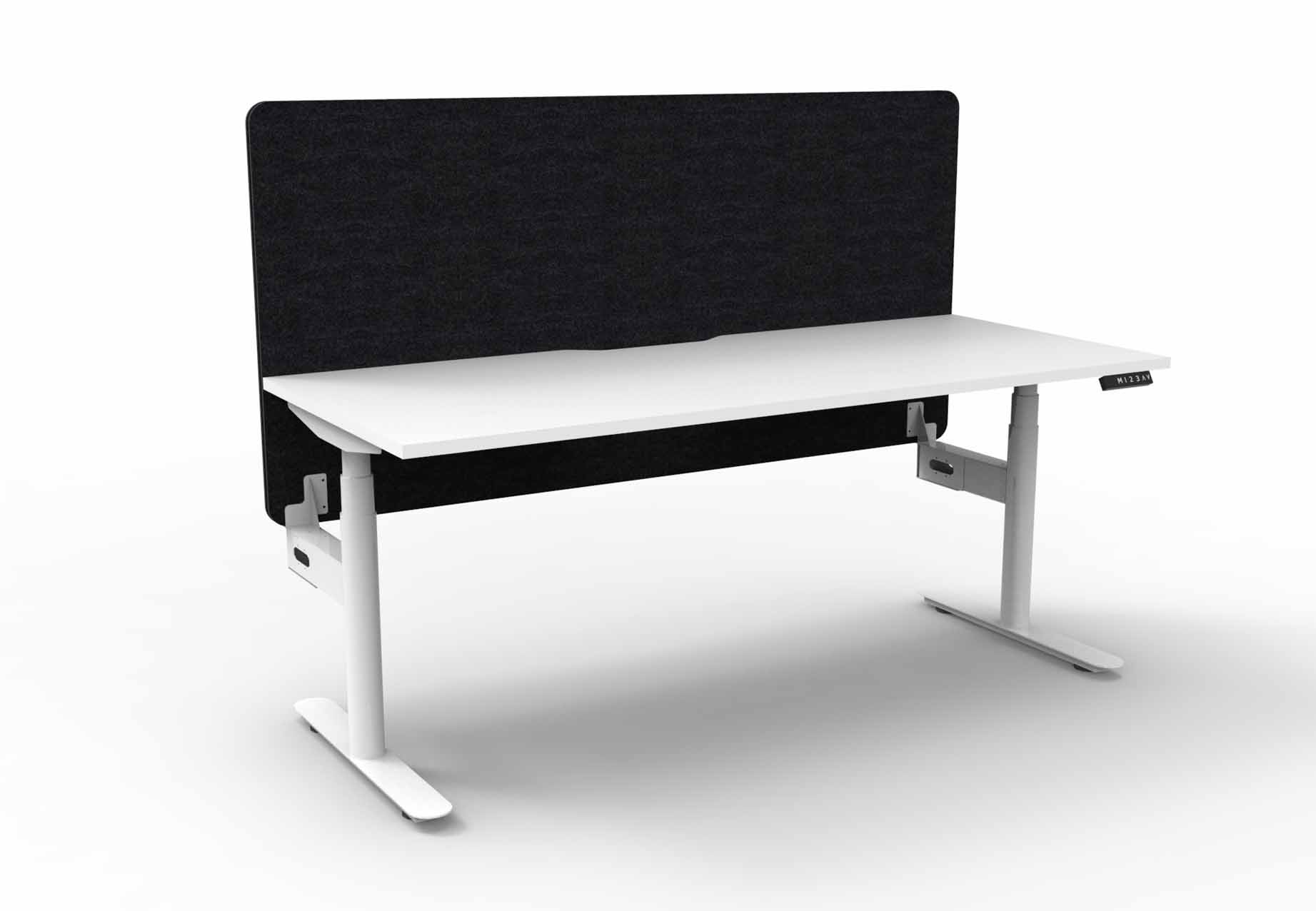Halo+ Sit-Stand Single Sided Workstation - with Eco Screen